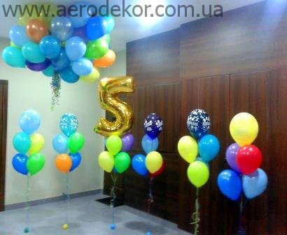 Украшение шарами Киев